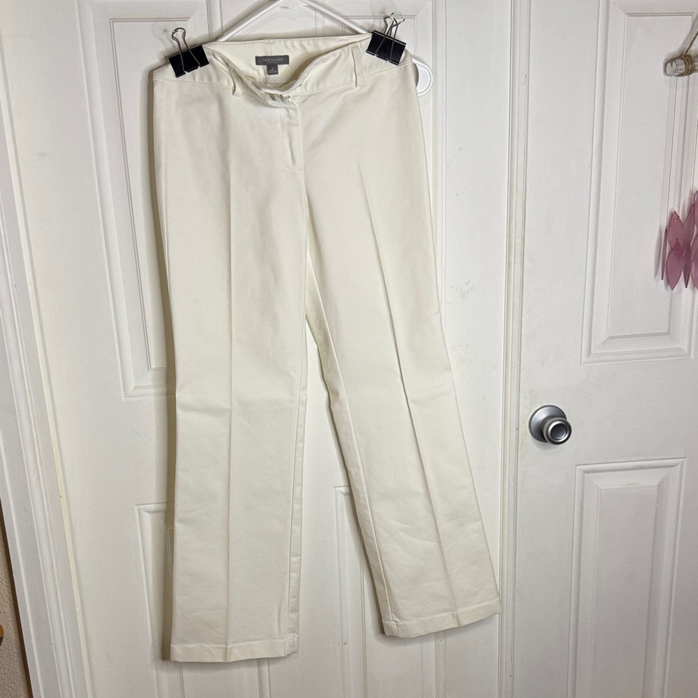 Ann Taylor Cream Women's Trousers